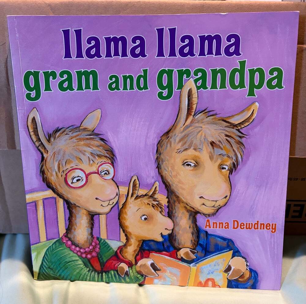 Llama Llama Gram and Grandpa Book by Anna Dewdney